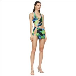 louisa ballou BLUE & GREEN SEX WAX DRESS